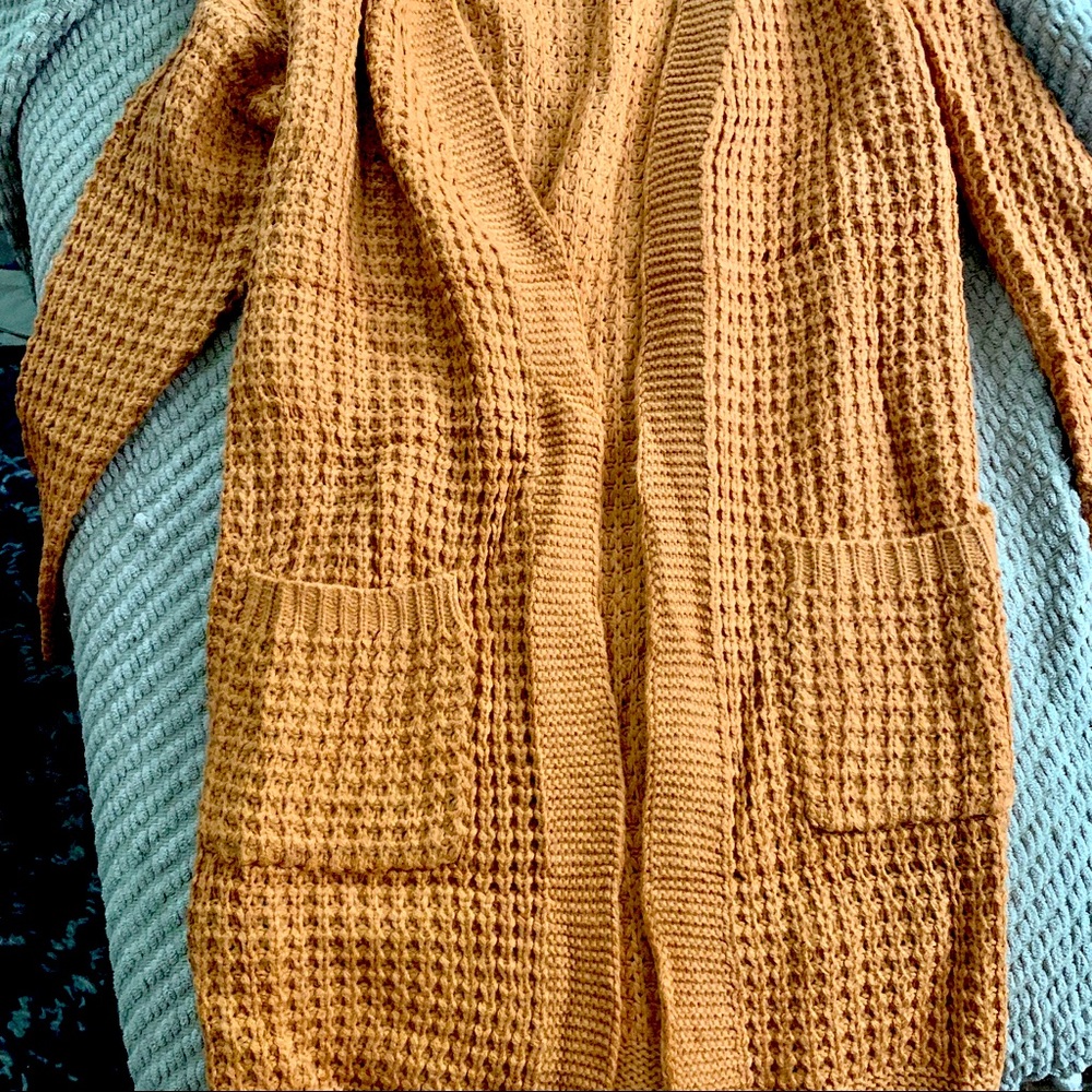 NWOT: Comfy Open Waffle Sweater